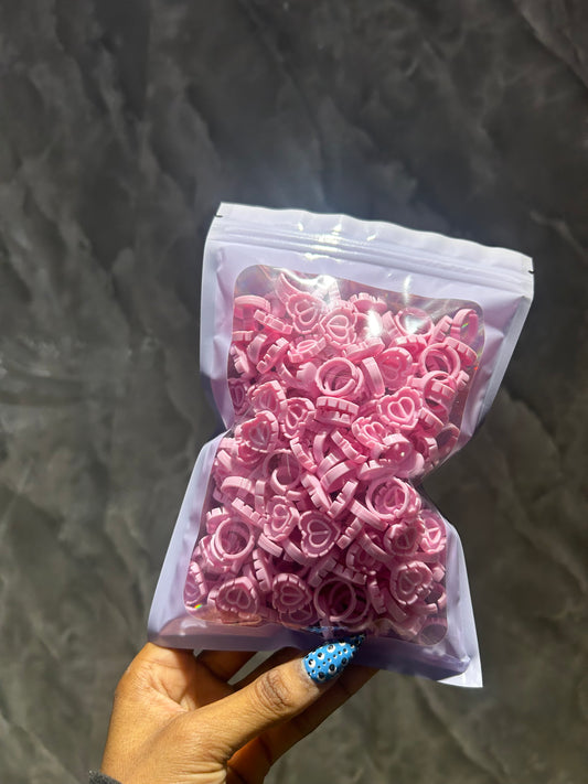 Heart glue rings