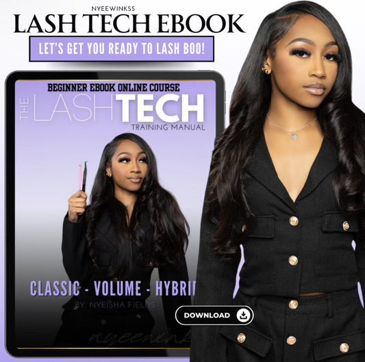 Beginner Lash Extensions E-Book